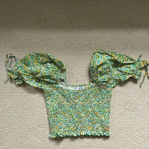 Faithfull The Brand top in lynette floral print size XS